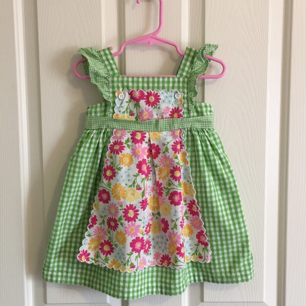 Gymboree floral girl's dress. Size 18m-24m.